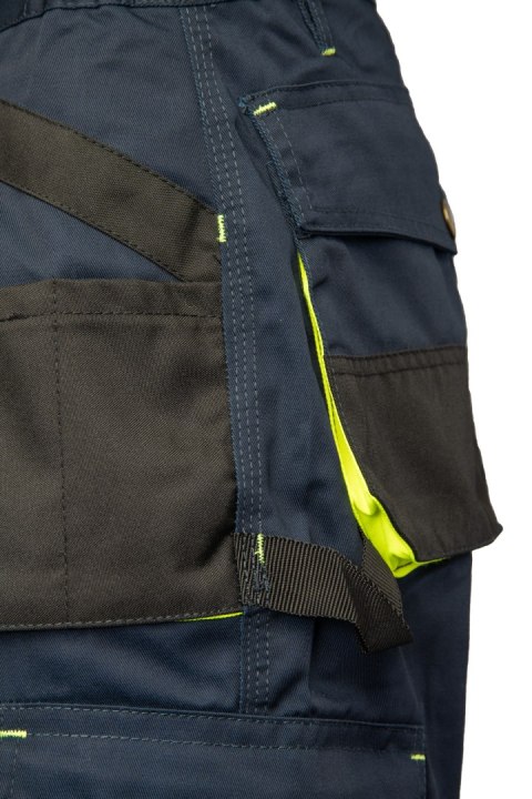 SPODNIE KRÓTKIE GRANAT/ŻÓŁTY - BRIXTON PRACTICAL