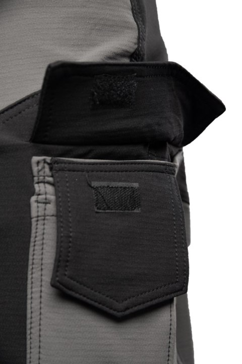 TRAIL SPODNIE KRÓTKIE STAL/CZARNY - SEVEN KINGS