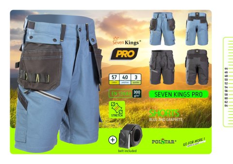 SPODNIE KRÓTKIE PRO GRANAT - SEVEN KINGS