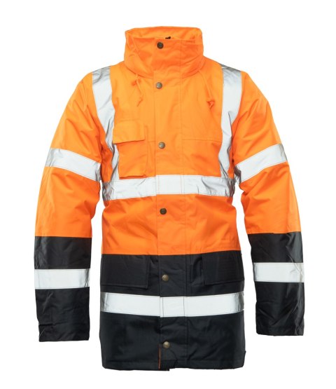 BENEFIT HI-VI KURTKA PARKA Pomarańczowy