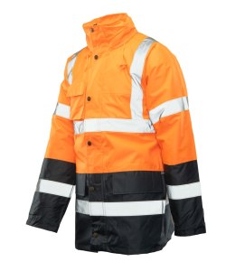 BENEFIT HI-VI KURTKA PARKA Pomarańczowy