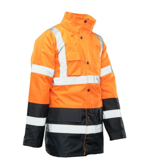 BENEFIT HI-VI KURTKA PARKA Pomarańczowy