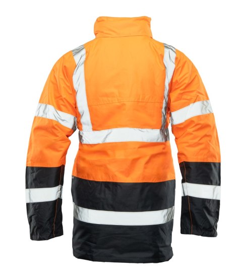 BENEFIT HI-VI KURTKA PARKA Pomarańczowy