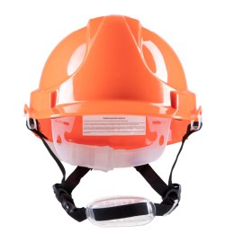 HEŁM ABS 4 PKT. PASEK PODBRÓDKOWY YS-4 - Pomarańczowy 53-64