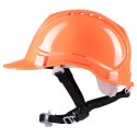 HEŁM ABS 4 PKT. PASEK PODBRÓDKOWY YS-4 - Pomarańczowy 53-64