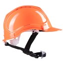 HEŁM ABS 4 PKT. PASEK PODBRÓDKOWY YS-4 - Pomarańczowy 53-64