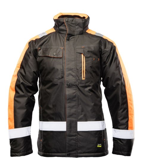 KURTKA RIVAL POMARAŃCZ - CZARNO-POMARAŃCZOWY(cp)