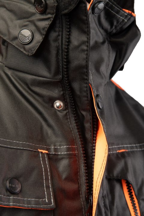 KURTKA RIVAL POMARAŃCZ - CZARNO-POMARAŃCZOWY(cp)