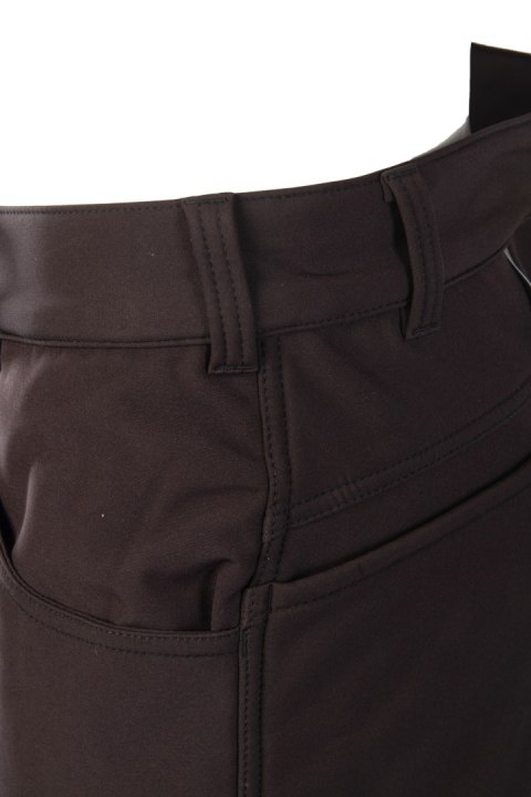 RIVAL SPODNIE SOFTSHELL OCIEPLANE CZARNY/ŻÓŁTY