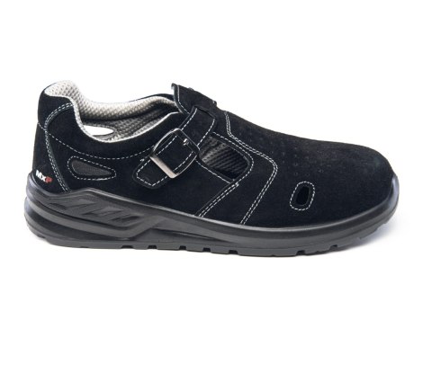 SANDAŁ MXP S1P SR FO ZAMSZ CZARNY