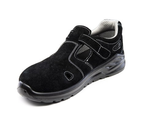 SANDAŁ MXP S1P SR FO ZAMSZ CZARNY