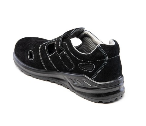 SANDAŁ MXP S1P SR FO ZAMSZ CZARNY