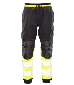 FLASH JOGGER SPODNIE SKF03Y KAT II - CZARY/ŻÓŁTY