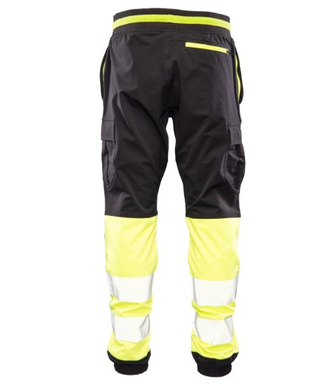 FLASH JOGGER SPODNIE SKF03Y KAT II - CZARY/ŻÓŁTY