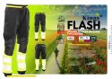 FLASH JOGGER SPODNIE SKF03Y KAT II - CZARY/ŻÓŁTY