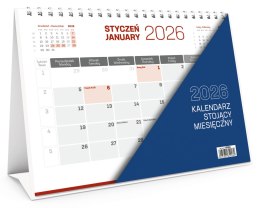 Kalendarz stojący miesięczny 2027, KB034B, WOKÓŁ NAS
