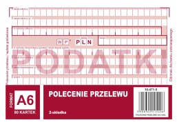471-5 Podatki Polecenie Przelewu MICHALCZYK&PROKOP A6 80 kartek