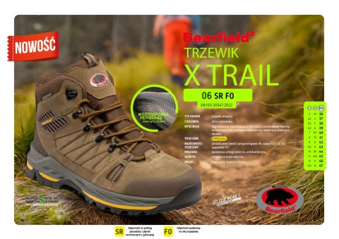 TRZEWIK BEARFIELD TRZEWIK X TRAIL O6 SR FO BRĄZ