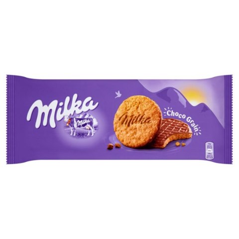 Ciastka MILKA CHOCO GRAIN z płatkami owsianymi oblane czekoladą 126g