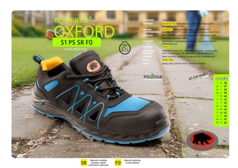 OXFORD SANDAŁ BEARFIELD S1 PS SR FO