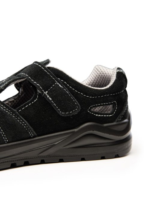 SANDAŁ MXP S1P SR FO ZAMSZ CZARNY