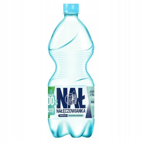 Woda NAŁĘCZOWIANKA delikatnie gazowana 1.0L butelka PET zgrzewka 6 szt.