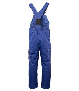 OGRODNICZKI OCIEPLANE WSTAWKA KOLOR - Niebiesko/Czarny