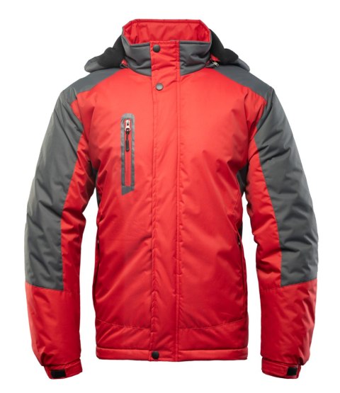 BENEFIT TORRO KURTKA STALOWY/CZERWONY