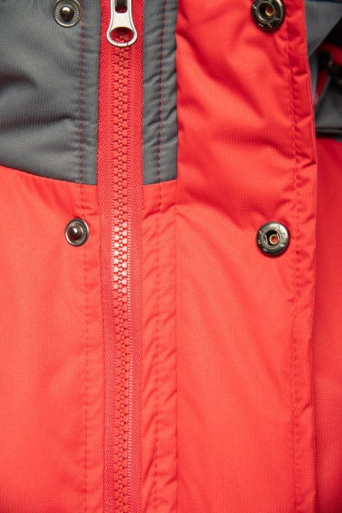 BENEFIT TORRO KURTKA STALOWY/CZERWONY