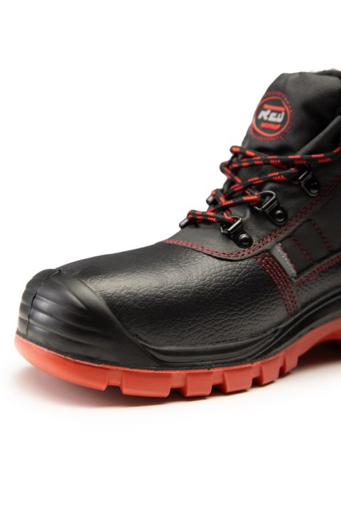 TRZEWIK MAX - POPULAR OCIEPLANY CZERWONY S3 SRC