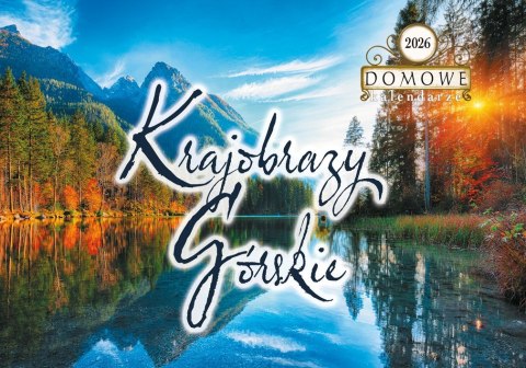Terminarz Domowy 200x218mm 2027, Krajobrazy Górskie, kalendarz jednodzielny 200x285mm, Michalczyk i Prokop TW-10-4