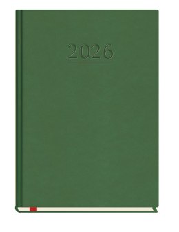 Terminarz Popularny A5 2027, zielony, kalendarz 1 tydzień na 2 stronach, Michalczyk i Prokop T-209V-Z2
