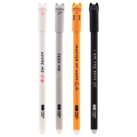 Długopis wymazywalny Happy Color Kitty, 0,5 mm, niebieski, 4120 01KI_3