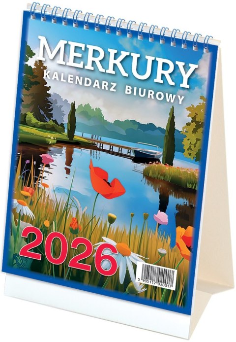 Kalendarz biurowy MERKURY 2027 (H5) TELEGRAPH
