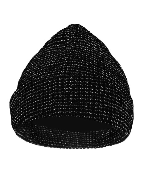 WOLBERG REFLECTO CZAPKA Z DZIANINY CZARNA - Czarny_ uniwersalny