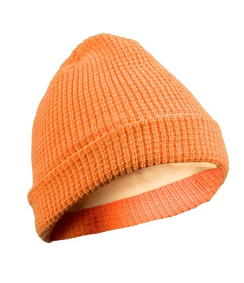 WOLBERG REFLECTO CZAPKA Z DZIANINY POMARAŃCZOWA - Pomarańczowy uniwersalny