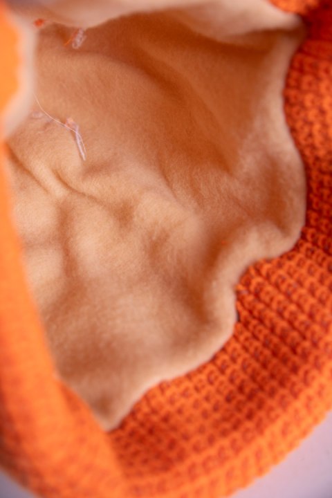 WOLBERG REFLECTO CZAPKA Z DZIANINY POMARAŃCZOWA - Pomarańczowy uniwersalny