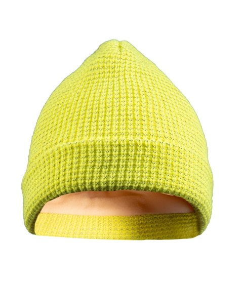 WOLBERG REFLECTO CZAPKA Z DZIANINY ŻÓŁTA - Żółty (_y) uniwersalny