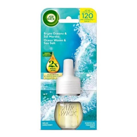 AIR WICK odświeżacz Elektryczny wkład 19 ml Bryza Oceanu Sól Morska wkład 18253