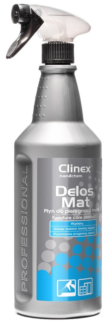 CLINEX Płyn do pielęgnacji mebli Delos Mat 1l CL77140