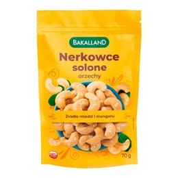 Orzechy nerkowca solone 70g BAKALLAND