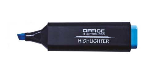 Zakreślacz fluorescencyjny OFFICE PRODUCTS, 1-5mm (linia), niebieski 17055211-01