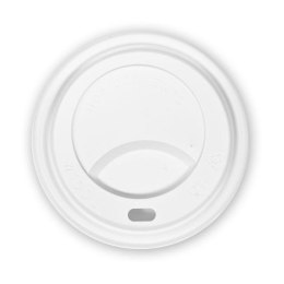 Pokrywka 90mm PS biała (100 szt.) do kubków 300-500 ml 30190