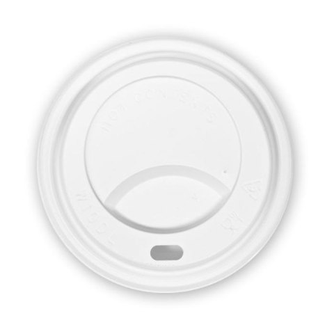 Pokrywka 90mm PS biała (100 szt.) do kubków 300-500 ml 30190