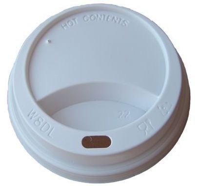 Pokrywka 80mm PS biała (100 szt.) do kubków 250ml TnP 30285