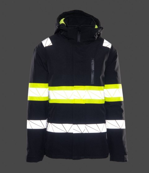 SEVEN KINGS ECO RIVAL KURTKA CZARNY/ŻÓŁTY