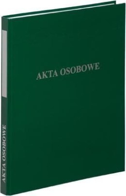 Segregator A4/2, dwuringowy, AKTA OSOBOWE zielony VAUPE, 030/06