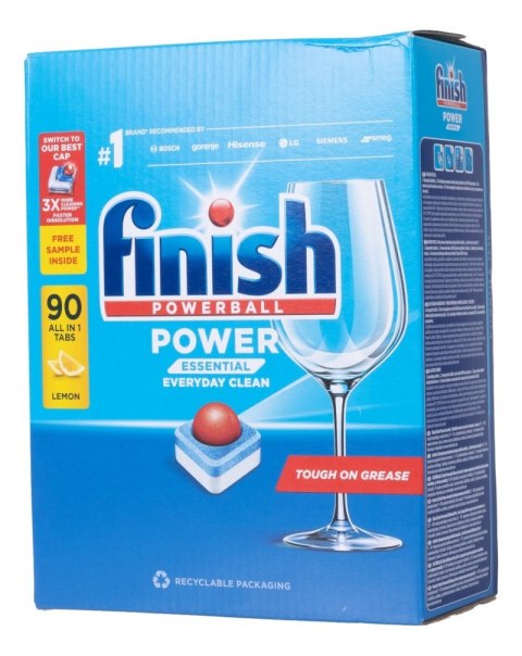 FINISH Tabletki do zmywarki Power Essential 90szt lemon 16358