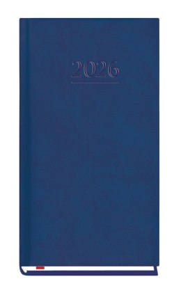 Terminarz Kieszonkowy 90x165mm 2027, niebieski, kalendarz 1 tydzień na 2 stronach, Michalczyk i Prokop T-231V-N
