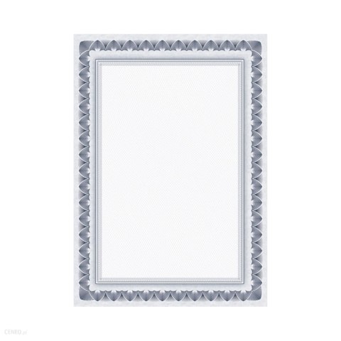 Dyplom Arkady, niebieski, 170 g, A4, 25 ark., 210817, Galeria Papieru